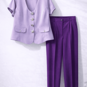 Ensemble costume manche courte