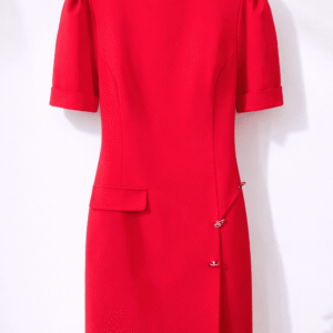 Robe à manches bouffantes