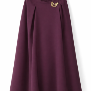 Jupe avec détail doré